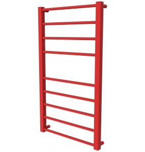 Червона рушникосушка Sonnet 9 RAL3020 драбинка 850x480, red