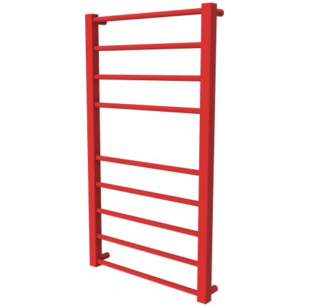 Червона рушникосушка Sonnet 9 RAL3020 драбинка 850x480, red