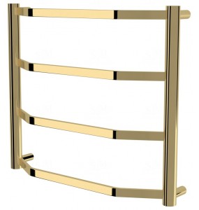 Золота сушарка для рушників Luxe 4 драбинка 450x532, gold