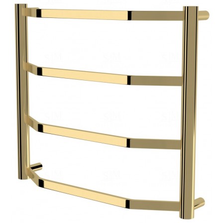 Золота сушарка для рушників Luxe 4 драбинка 450x532, gold