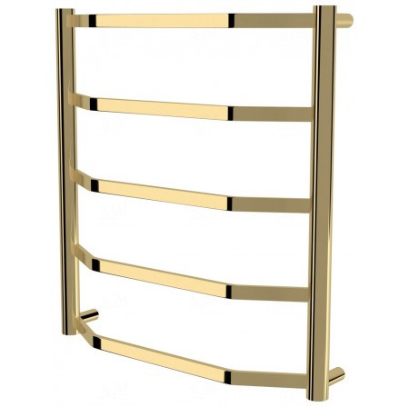 Золота рушникосушка Luxe 5 драбинка 550x532, gold