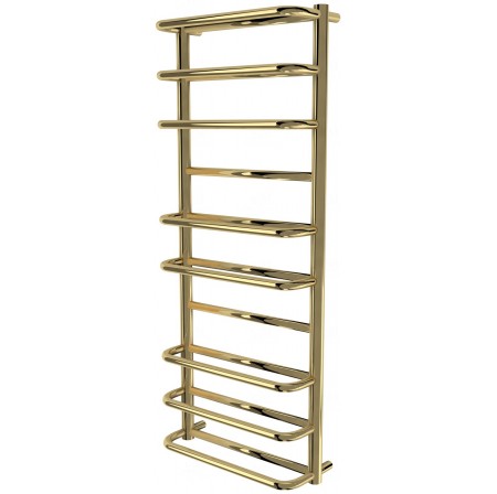 Золота рушникосушка Comfort 10 драбинка 1050x432, gold