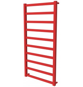 Червона сушка для рушників Extra 10 RAL3020 драбинка 1050x530, red