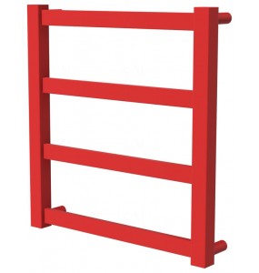 Червона рушникосушилка Extra 4 RAL3020 драбинка 450x430, red