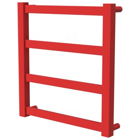 Червона рушникосушилка Extra 4 RAL3020 драбинка 450x430, red