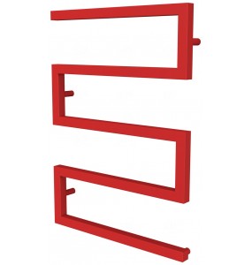 Червона рушникосушка Ultra 4 RAL3020 змійка 730x500, red