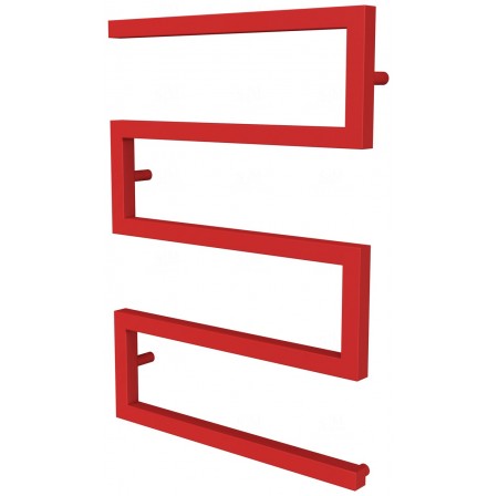 Червона рушникосушка Ultra 4 RAL3020 змійка 730x500, red
