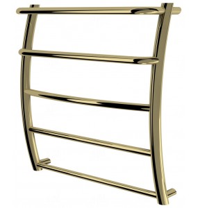 Золота рушникосушилка Breeze 5 драбинка 550x532, gold