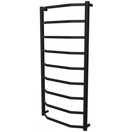 Чорна сушарка для рушників Luxe 9 RAL9005 драбинка 950x482, black