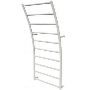 Рушникосушка Wave 10 біла RAL9016 драбинка 1040x475, white