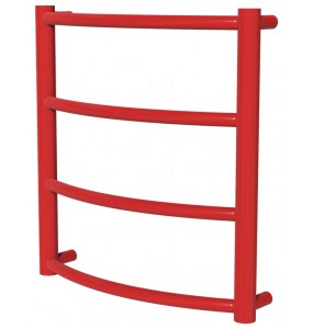Рушникосушка Classic 4 червона RAL3020 драбинка 450x432, red