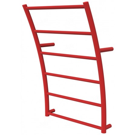 Червона сушка для рушників Wave 6 RAL3020 драбинка 640x425, red