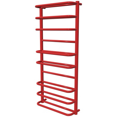 Червона рушникосушилка Comfort 10 RAL3020 драбинка 1050x482, red