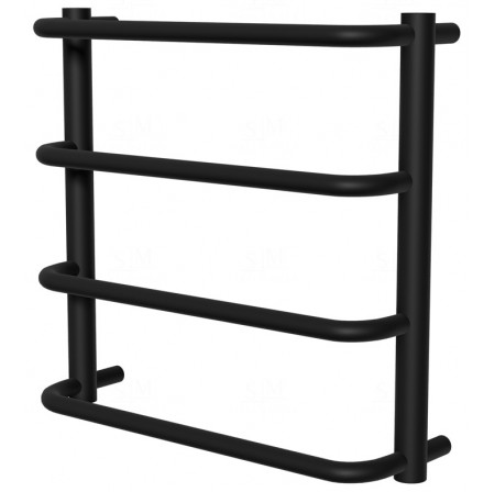 Сушарка для рушників Modern 4 чорна RAL9005 драбинка 450x482, black