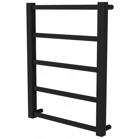 Чорна рушникосушка Quatro 5 RAL9005 драбинка 550x430, black