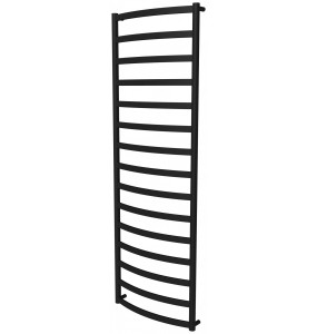 Сушарка для рушників Maxima 15 чорна RAL9005 драбинка 1550x532, black
