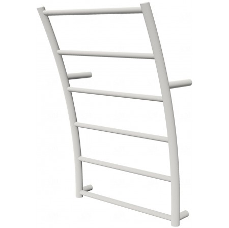 Біла рушникосушка Wave 6 RAL9016 драбинка 640x425, white