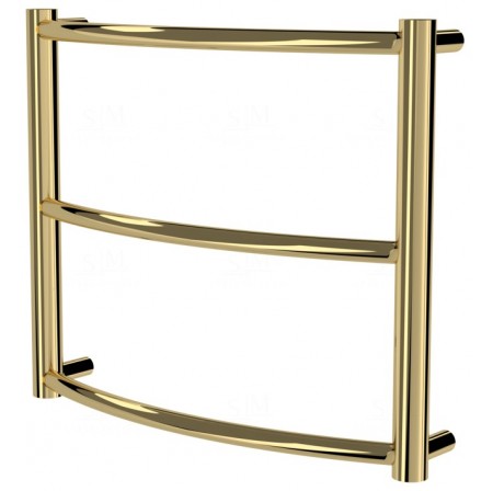 Сушарка для рушників Classic 3 золото драбинка 400x482, gold