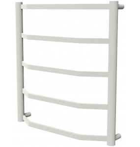 Біла рушникосушка Luxe 5 RAL9016 драбинка 550x532, white