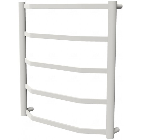 Біла рушникосушка Luxe 5 RAL9016 драбинка 550x532, white