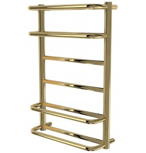 Золота рушникосушилка Comfort 6 драбинка 650x432, gold