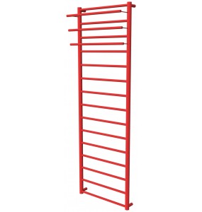 Червона рушникосушка Elegant 15 RAL3020 драбинка 1550x482, red