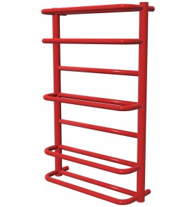 Рушникосушка Comfort 7 червона RAL3020 драбинка 750x482, red