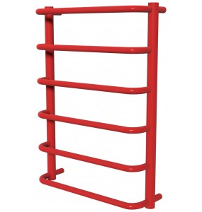 Червона сушарка для рушників Modern 6 RAL3020 драбинка 650x482, red