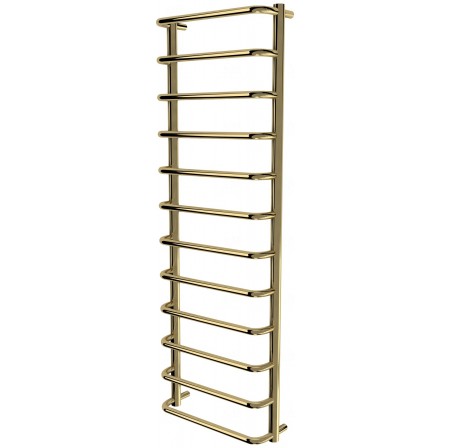 Золота рушникосушка Modern 12 драбинка 1250x432, gold