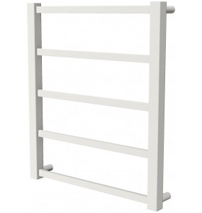 Біла рушникосушка Quatro 5 RAL9016 драбинка 550x480, white
