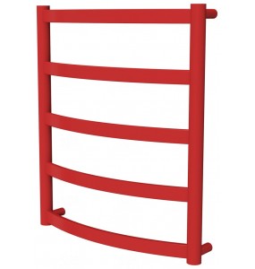 Червона рушникосушка Maxima 5 RAL3020 драбинка 550x482, red