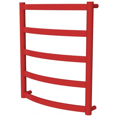 Червона рушникосушка Maxima 5 RAL3020 драбинка 550x482, red