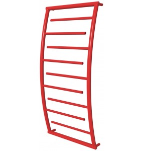 Червона сушарка для рушників Atlantica 8 RAL3020 драбинка 1050x532, red