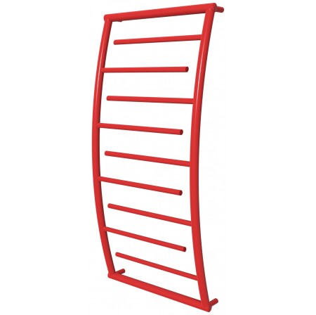 Червона сушарка для рушників Atlantica 8 RAL3020 драбинка 1050x532, red