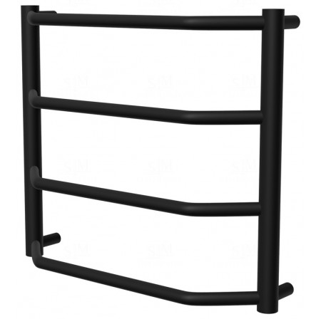 Сушарка для рушників Standart 4 чорна RAL9005 драбинка 450x532, black