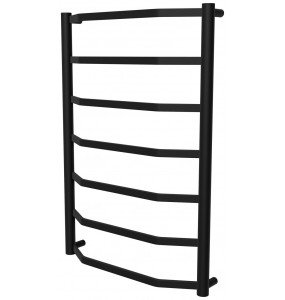 Рушникосушка Luxe 7 чорна RAL9005 драбинка 750x532, black