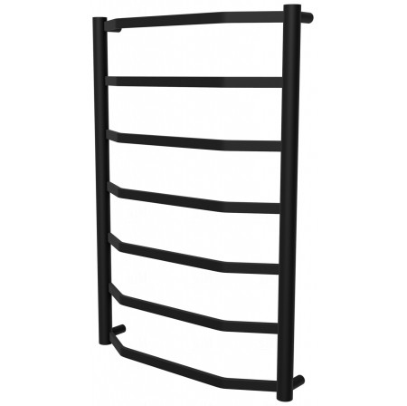 Рушникосушка Luxe 7 чорна RAL9005 драбинка 750x532, black