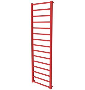 Червона рушникосушка Quatro 15 RAL3020 драбинка 1550x480, red