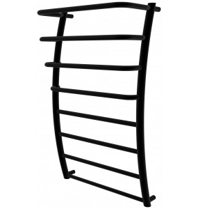 Сушарка для рушників Breeze 8 чорна RAL9005 драбинка 850x532, black
