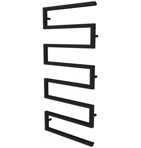 Рушникосушка Ultra 7 чорна RAL9005 змійка 1230x550, black
