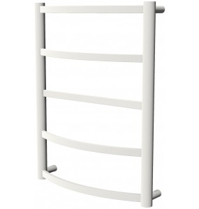Біла сушарка для рушників Elite 5 RAL9016 драбинка 550x432, white