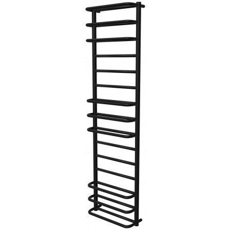 Чорна рушникосушка Comfort 15 RAL9005 драбинка 1550x432, black