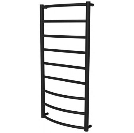 Чорна рушникосушилка Classic 9 RAL9005 драбинка 950x482, black
