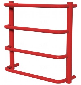 Червона сушарка для рушників Modern 4 RAL3020 драбинка 450x482, red