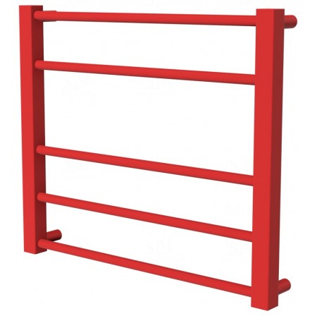 Червона рушникосушка Sonnet 5 RAL3020 драбинка 450x530, red