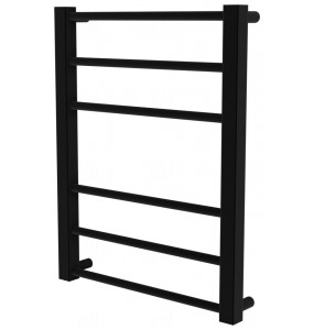 Рушникосушка Sonnet 6 чорна RAL9005 драбинка 550x430, black