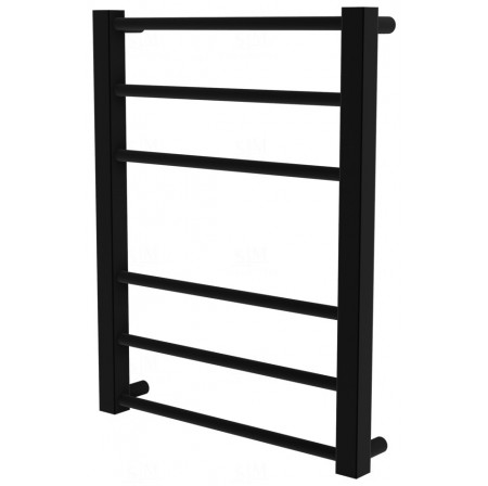 Рушникосушка Sonnet 6 чорна RAL9005 драбинка 550x430, black