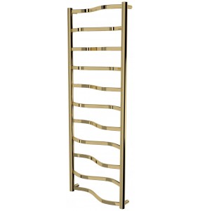 Золота сушарка для рушників Lagoon 11 драбинка 1150x432, gold