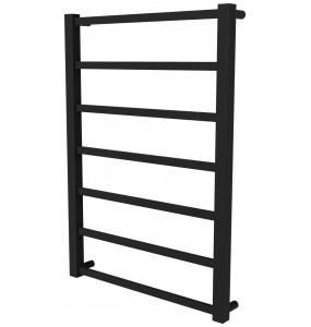 Чорна сушарка для рушників Quatro 7 RAL9005 драбинка 750x530, black
