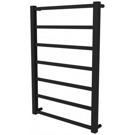 Чорна сушарка для рушників Quatro 7 RAL9005 драбинка 750x530, black